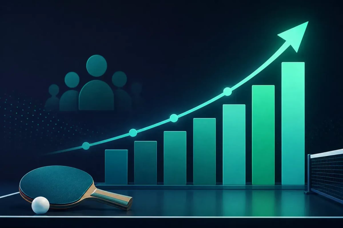Illustration du sujet Pensez-vous que le ping va continuer de progresser en termes de licenciés ? - Forum MyPing