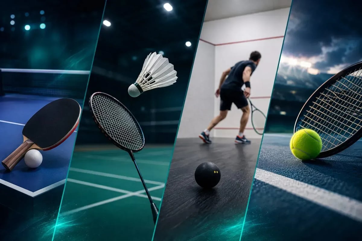 Illustration du sujet Qui a déjà essayé le Racketlon ? - Forum MyPing