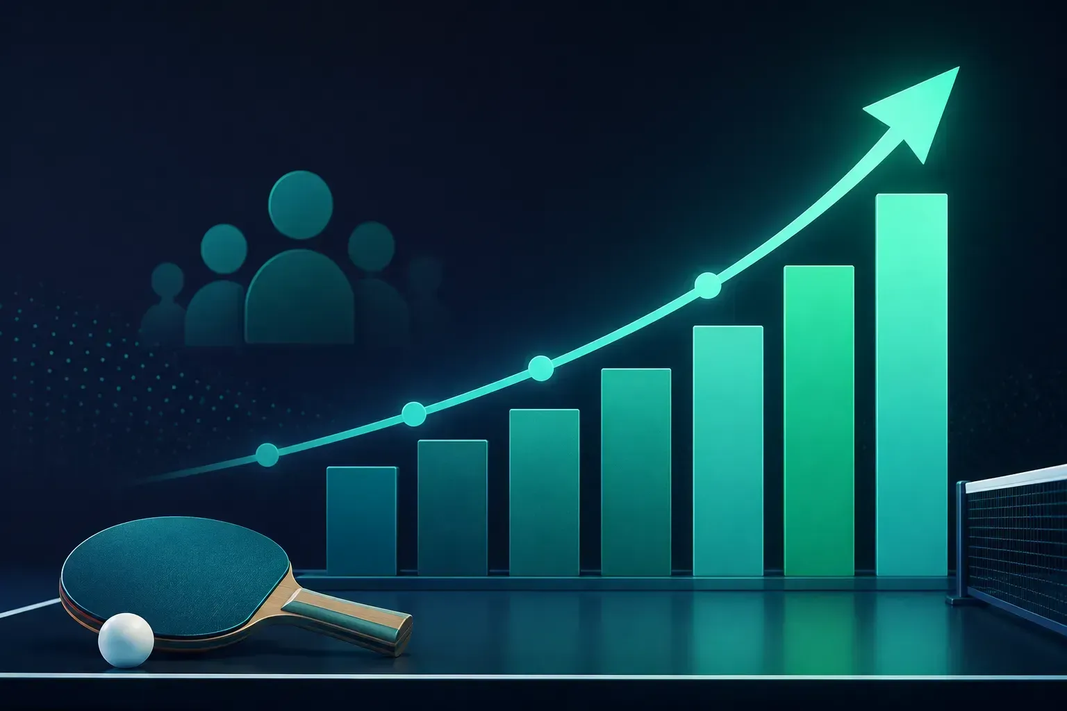 Illustration du sujet Pensez-vous que le ping va continuer de progresser en termes de licenciés ? - Forum MyPing