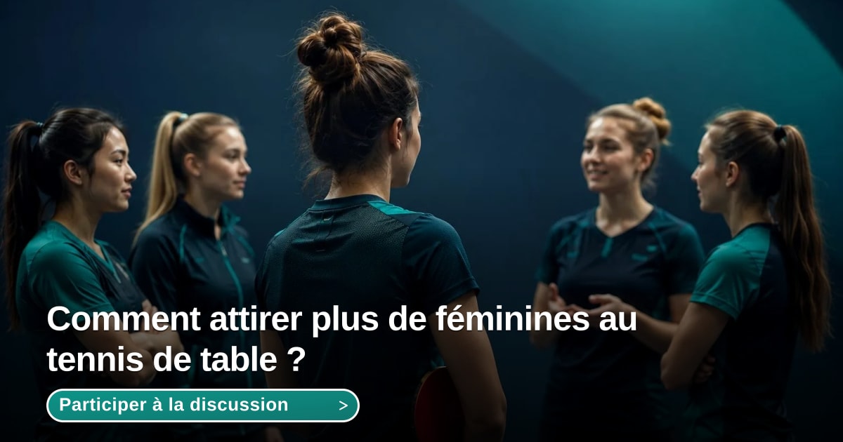 Illustration du sujet Comment attirer plus de féminines au tennis de table ? - Forum MyPing
