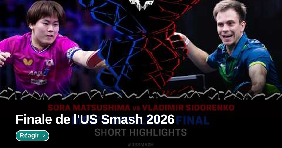Illustration du sujet Finale de l'US Smash 2026 - Forum MyPing