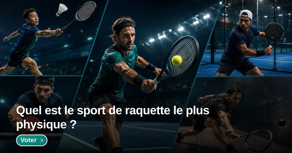 Illustration du sujet Quel est le sport de raquette le plus physique ? - Forum MyPing